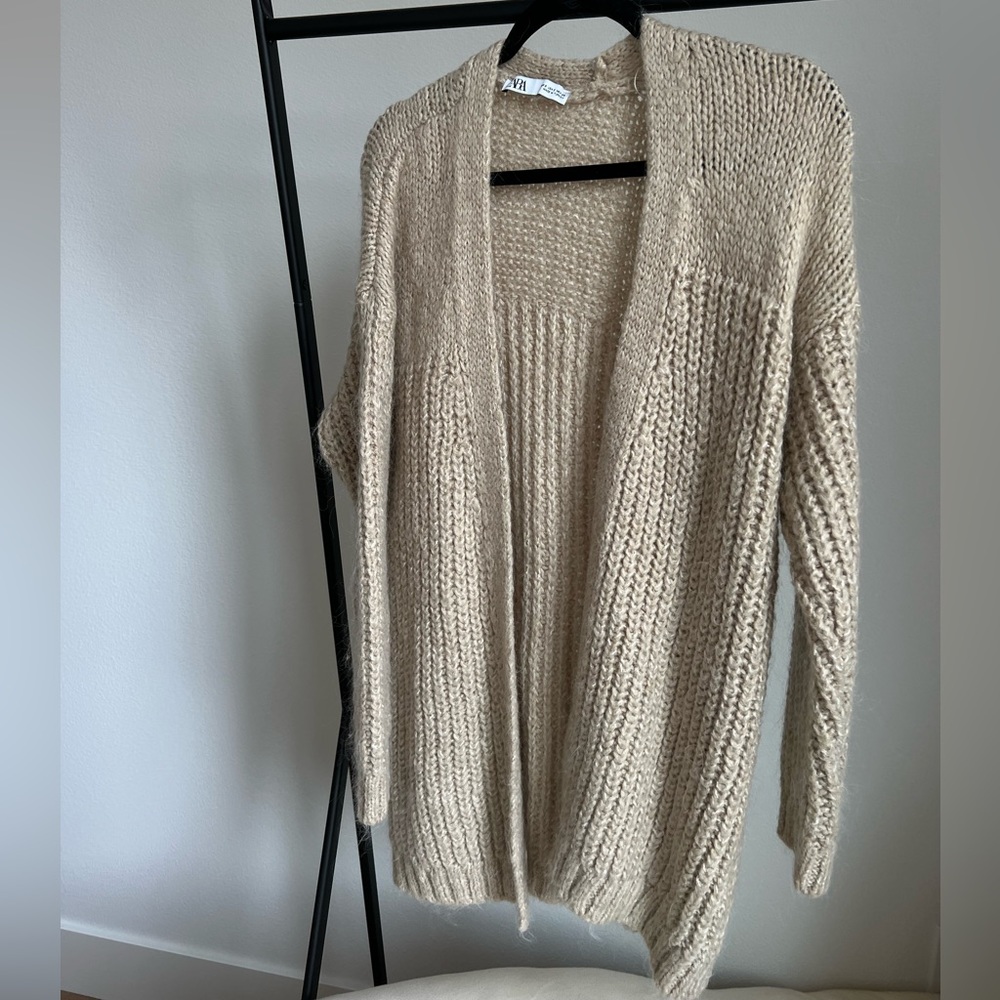 zara cardigan